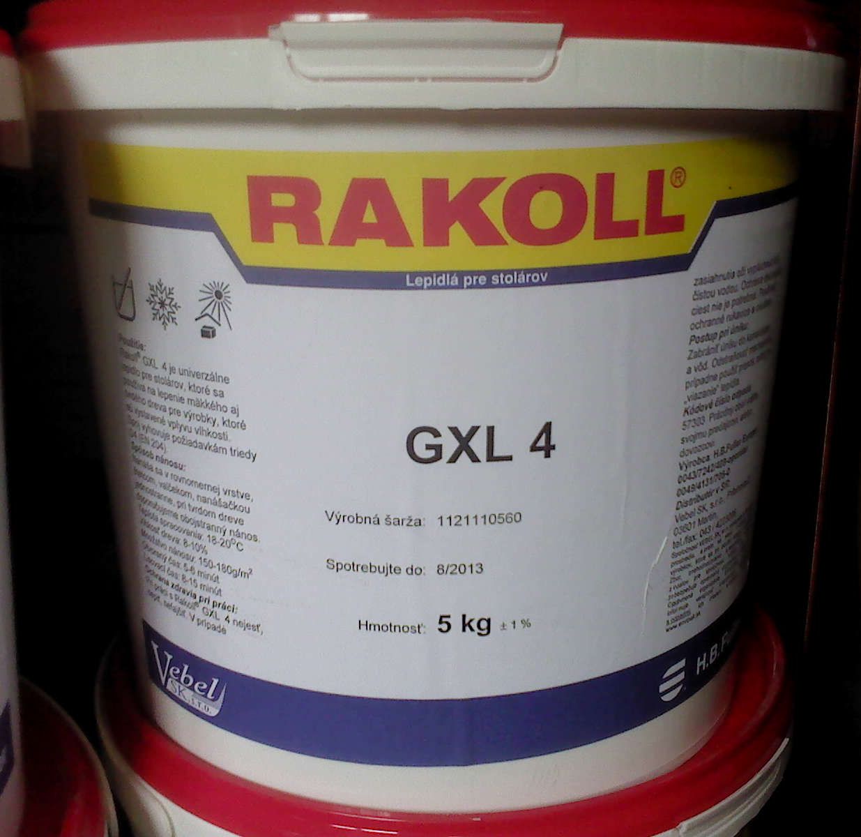 RAKOLL Lepidlo na drevo GXL4 D4 5kg